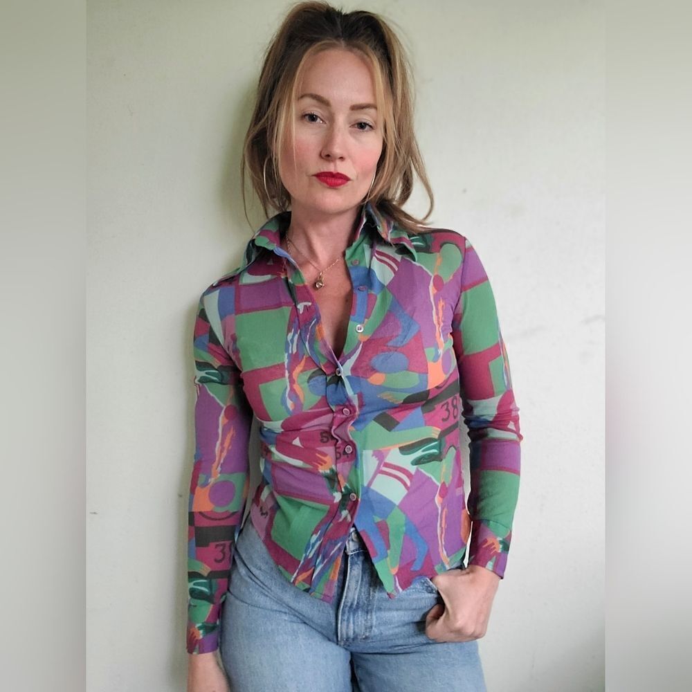 The Sharma Vintage 1970s Button Down XS